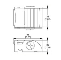 1.5 pouces 38mm Blanc Zinc Krokmou Cam Boucle TCS Boucle