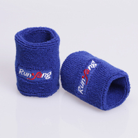 Vente en gros Bandeau de poignet Bandeaux de poignet en coton respirant Logo personnalisé Support de poignet de protection