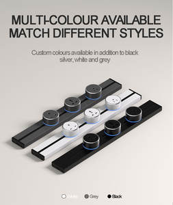 VBQN soket rel jalur dinding Universal, outlet daya Desktop multi plug port <span class=keywords><strong>USB</strong></span> charger nirkabel tersembunyi untuk meja kopi kantor - Product Image 3