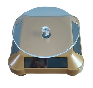 Năng Lượng Mặt Trời Đồng Hồ Showcase Sản Phẩm Hiển Thị Năng Lượng Mặt Trời Showcase 360 Bàn Xoay Xoay Thiết Bị Quảng Cáo Hoàn Toàn Hiển Thị - Product Image 4