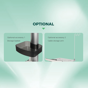 Yonker dụng cụ y tế Xe đẩy giỏ hàng bệnh viện <span class=keywords><strong>ECG</strong></span> xe đẩy với các tính năng tiện lợi - Product Image 6