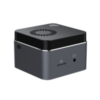 Mini PC Más Pequeño, Quad Core N4100 J4125, 4G/8 LPDDR4, SSD M.2, Win10 Home, Mini Servidor para Estudiantes, TV BOX 4K, Computadora NUC de Bolsillo