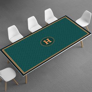 Tapis de Table de poker de casino professionnel Texas feutre disposition rectangulaire 2.4m 1.8m pour jeu de hasard - Product Image 3