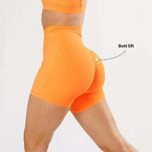 Tùy Chỉnh Tác Động Thể Thao Phòng Tập Thể Dục Thể Thao Chạy Quần Short Cao Eo Thoáng Khí Nén Biker Yoga Quần Short Thể Thao Cho Phụ Nữ - Product Image 3
