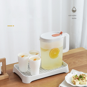 Bouilloire froide en <span class=keywords><strong>plastique</strong></span> de haute qualité <span class=keywords><strong>pichet</strong></span> à eau anti-chute grande capacité réfrigérateur bouilloire froide fruits citron théière Se - Product Image 3