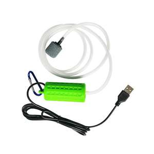 Pompa oksigen Mini portabel hemat energi, untuk akuarium Rumah & memancing luar ruangan senyap & penggunaan ganda aksesoris akuarium daya 5W - Product Image 2