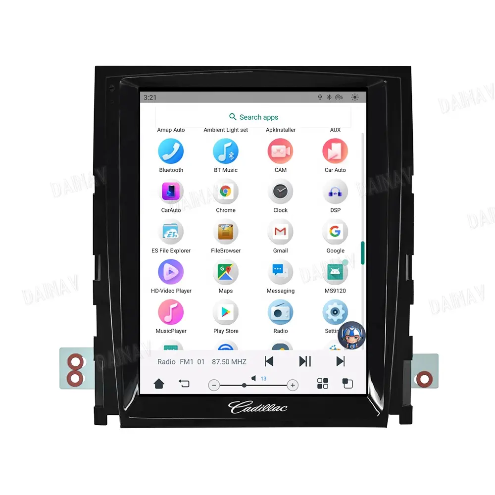 10.4 Inch Car Radio For Cadillac Escalade 2007-2012 Android 11 Touch screen Style DVD Player Carplay GPS Navigation 128GB