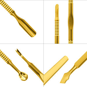 Vente en gros d'ongles en acier inoxydable à double tête pour enlever les <span class=keywords><strong>ciseaux</strong></span> gauchers de beauté fabricant de peaux mortes droites - Product Image 4