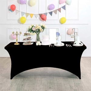 Customize Colors Table Cover Fitted Table Clothes for 4/6/8 Foot <b>Square</b> Tables for Home Parties - Product Image 3