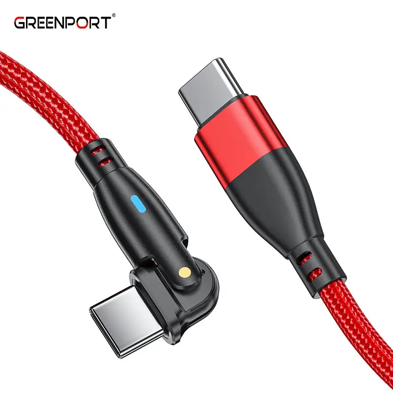 C TO C superfast charging data cable 180 degree bending usb 3.3ft 6.6ft for type c device free logo service