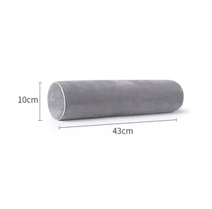 Cylinder Bolster Pillow Cervical Neck Roll Memory Foam Pillow Round Neck Pillows Support for Sleeping Bed Legs Back and Yoga