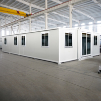 Maison en conteneur préfabriquée mobile de 40 pieds Maison préfabriquée bon marché Maison en conteneur pliable
