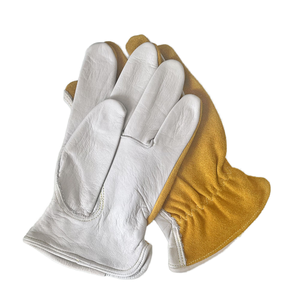Guantes de Trabajo de Alta Calidad Grado AB para Hombre de Piel de Vaca Genuina para Seguridad, Aparejador, Jardinería, Construcción y Conductor - Product Image 3