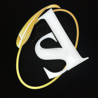 Lettres lumineuses LED pour logo mural extérieur/intérieur, signalétique d'entreprise, lettres 3D éclairées, panneau lumineux LED pour enseigne de magasin de tabac