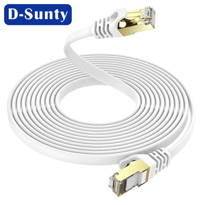 Usine 32AWG 30AWG <span class=keywords><strong>Câble</strong></span> réseau FLAT STP Cat7 10m20m 30m <span class=keywords><strong>Câble</strong></span> de communication <span class=keywords><strong>Cat</strong></span> <span class=keywords><strong>7</strong></span> PVC Cuivre FTP <span class=keywords><strong>Fibre</strong></span> pour ordinateur <span class=keywords><strong>Ethernet</strong></span> - Product Image 5