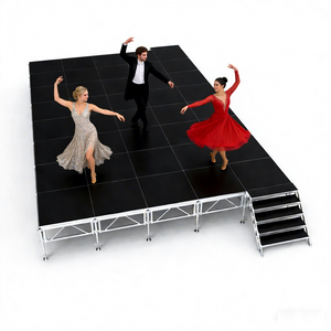 Scène en aluminium professionnelle pour événements, avec pieds réglables, pour mariage, fête, concert, <span class=keywords><strong>DJ</strong></span>, spectacle, exposition, foire, église, <span class=keywords><strong>service</strong></span> religieux - Product Image 1