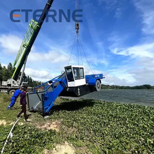 Water Grass Harvester Sale Low Price Aquatic Reed Cutting Machine For Sale