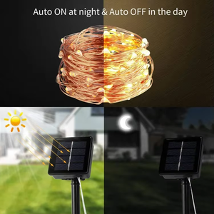 Guirnalda <span class=keywords><strong>de</strong></span> Luces LED Solares, Impermeables, <span class=keywords><strong>Decoración</strong></span> Navideña <span class=keywords><strong>para</strong></span> Exteriores, Jardín, Coronas y Árboles, Iluminación <span class=keywords><strong>para</strong></span> Calles - Product Image 6