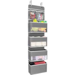 Five layers non-woven foldable closet storage hanging clothes organizer clothes organizer storage boxes