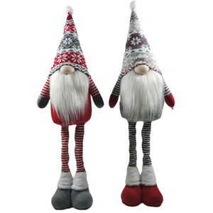 Poupée sans visage de Noël, décorations de Noël pour la maison, décoration de fenêtre en laine flocon de neige - Product Image 5