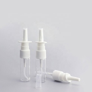 Wholesale PET 8ml 10ml 20ml Cosmetic <b>Plastic</b> Packaging <b>Empty</b> White Color Rhinitis Fine Spray <b>Plastic</b> Nasal Spray <b>Bottle</b> - Product Image 1
