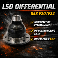 Diferencial de Deslizamiento Limitado (LSD) 188 para Eje Trasero B58, M140i F20, M240i F22, con Engranaje Helicoidal y Ajuste de Torsión para Mejorar la Tracción, para BMW