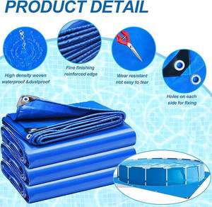 Bâche en PE personnalisée à chaud pour usage industriel, avec matériau durable <span class=keywords><strong>de</strong></span> haute qualité, protection UV disponible, prix abordable - Product Image 6