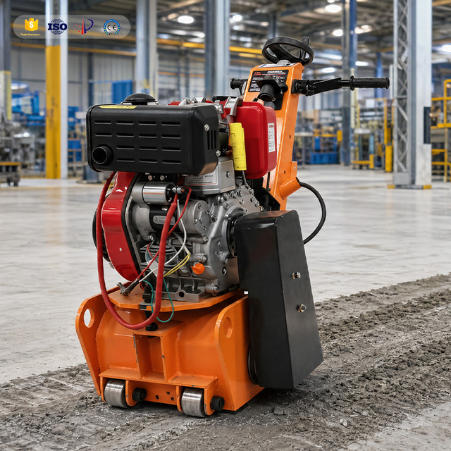 Durable 250mm Concrete Scarifier Machine with Adjustable Depth Floor Milling Machine for Bridge and Warehouse Floor Leveling