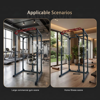 Rack de musculation commercial avec système de tirage vertical et de rameur pour entraînement de force à domicile CE YR-H023