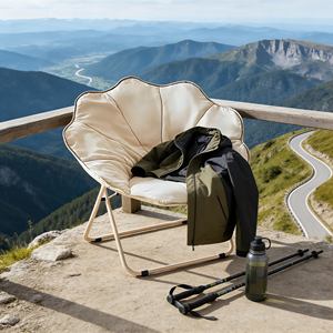 Fauteuil en daim spacieux, design large pour une assise confortable pour tous les campeurs en groupe - Product Image 2