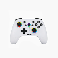 Manette sans fil pour Nintendo Switch/P4/P3/PC/Android/iOS avec joystick à effet Hall, gyroscope 6 axes, macro, double vibration