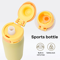 Bouteille d'eau de sport isolée sous vide en acier inoxydable Paille sans BPA Performance thermique idéale pour les verres de voyage