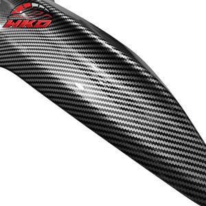 Splitter d'angle de pare-chocs avant pour Tesla Model Y 2020-2024 PP Impression fibre de carbone brillante Kit carrosserie de haute qualité - Product Image 5