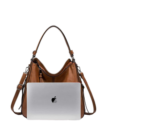 Tassel Pendant <b>Laptop</b> Shoulder Custom Logo Tote <b>Bag</b> Personalized Crossbody Set PU <b>Leather</b> <b>Bag</b> <b>Women</b> Handbag With Zipper - Product Image 3