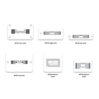 Étiquette électronique RFID passive en PVC UHF pour la gestion des stocks d'entrepôt, carte intelligente pour boîte de retournement, panier en plastique, plateau de gestion, étiquette