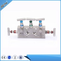 Vanne à aiguille en acier inoxydable FD-LOK 6000 PSI de haute qualité, distributeur manuel à 5 voies, type MSS-SP-99, acier inoxydable 316, pour huile/gaz/eau, 1/2 pouce