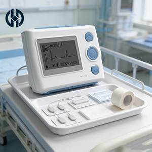 Moniteur <span class=keywords><strong>Holter</strong></span> 12 pistes pour usage hospitalier, réponse en fréquence de 0,67 Hz à 40 Hz, stockage de données 24 heures sur carte SD - Product Image 5