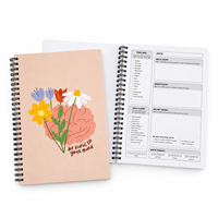 Diario Personalizado de Salud Mental, Sé Amable con Tu Mente, Cuaderno Guiado para el Autocuidado, Planificador Diario de Gratitud en Espiral, Regalo para Oficina o Escuela