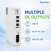 Mini UPS DC POE 8800/10400/16000mAh, alimentation sans interruption multi-tension Plug-and-Play pour routeur WiFi, modem