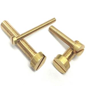สลักเกลียวทองเหลืองทึบกลึงสำหรับกลึงทองเหลืองทองแดง - Product Image 1