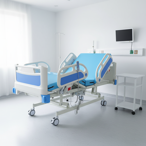 Tempat Tidur Perawatan ABS Grosir Pabrik, Tempat Tidur Medis Multifungsi, Tempat Tidur Rumah Sakit Elektrik untuk Pasien Lansia dan ICU - Product Image 2