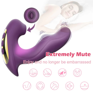 Nuevo Vibrador de Doble Cabeza para Mujeres con 10 Modos de Vibración, Juguete Sexual con Función de Succión y Vibración - Product Image 2
