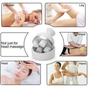 New Hot Selling Waterproof Handheld Hair Scalp Scratcher Full-Body Massage Hair Growth Electric Vibrating <b>Head</b> Scalp <b>Massager</b> - Product Image 5