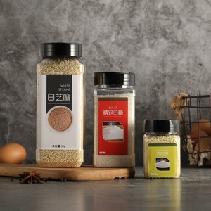 Kitchen <b>Plastic</b> Spice Jars and Salt <b>Bottle</b> Pepper Chili Shaker Garlic Spice <b>Bottle</b> With Customized Lid - Product Image 1