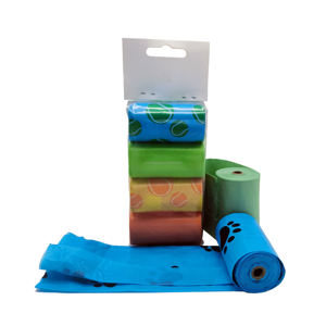 Sac à déjections canines biodégradable et compostable imprimé sur mesure, sac à déchets jetable en plastique pour animaux de compagnie - Product Image 3