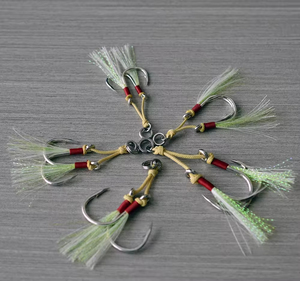 <span class=keywords><strong>Hameçon</strong></span> de jigging lourd 1/0-5/0 en acier à haute teneur en carbone, crochet de câble Keff, accessoires de pêche pour jigging DIY, double <span class=keywords><strong>hameçon</strong></span> de pêche - Product Image 3