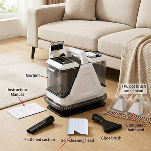 Nettoyeur de tapis portable à eau froide, puissant détachant <span class=keywords><strong>pour</strong></span> tissus et tapisserie, <span class=keywords><strong>aspirateur</strong></span> humide et sec à double réservoir <span class=keywords><strong>pour</strong></span> usage domestique et commercial - Product Image 5