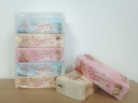 Tisu Wajah Sekali Pakai 2 Lapis Qiaodou dari Pulp Daur Ulang Harga Grosir Murah, Model Dompet 18x20cm, Untuk Penggunaan di Rumah, Kemasan Kustom