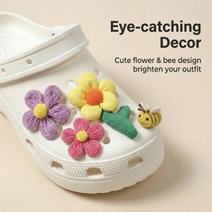 Chaussures Mary Jane pour femme, style coréen, avec coussin d'air, motif dessin animé, en EVA souple, tendance, toutes saisons, recyclables, imperméables et antidérapantes - Product Image 3