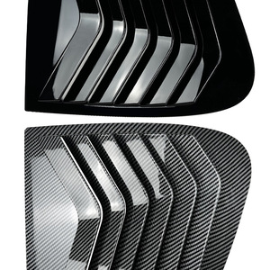 Bmw Louvered Car Vent Cover 32x30x5cm Piano Black Carbon Fiber Texture Adhesive Exterior Modification For Bmw 1 Series F20 - Product Image 5
